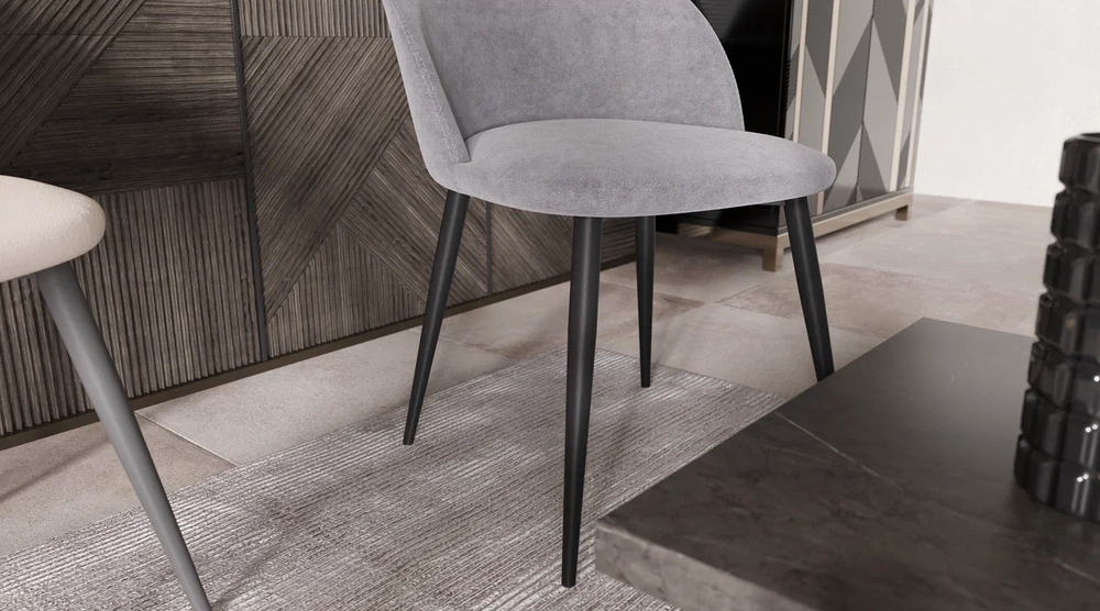 Стул Соло Ultra Grey Каркас черный