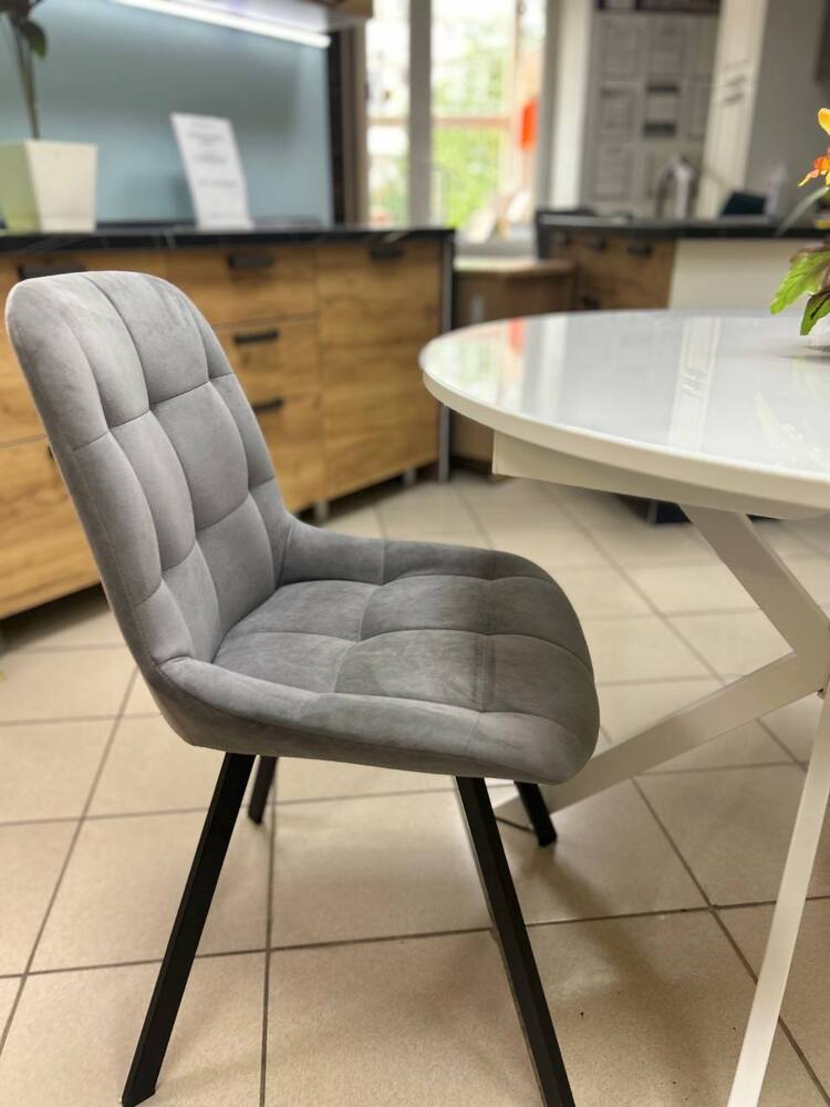 Стул Бест FEDERICA BEIGE каркас черный