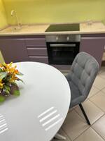 Стул Бест FEDERICA BEIGE каркас черный